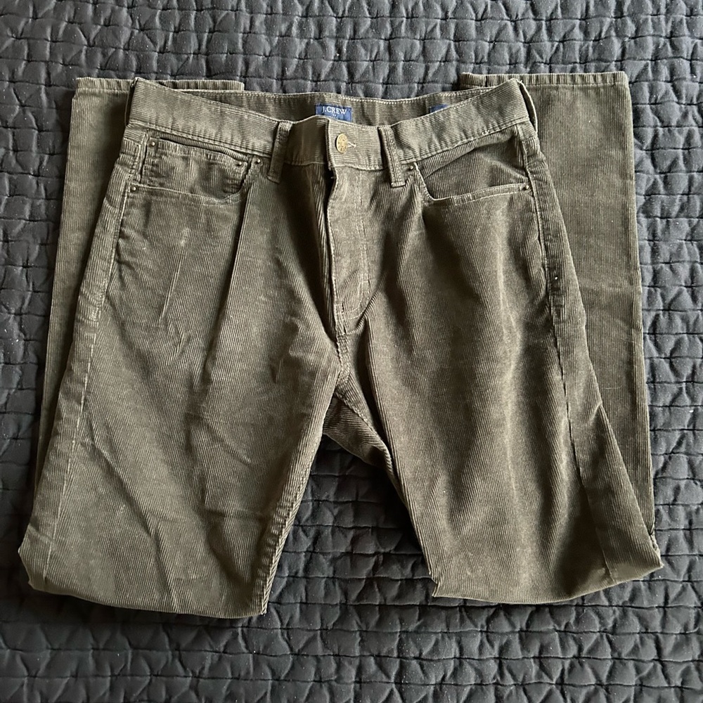 J Crew slim fit corduroy pants size 30/30